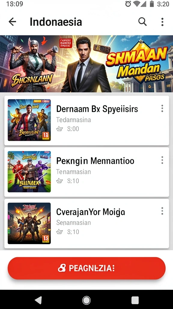 Tampilan antarmuka pengguna yang intuitif.