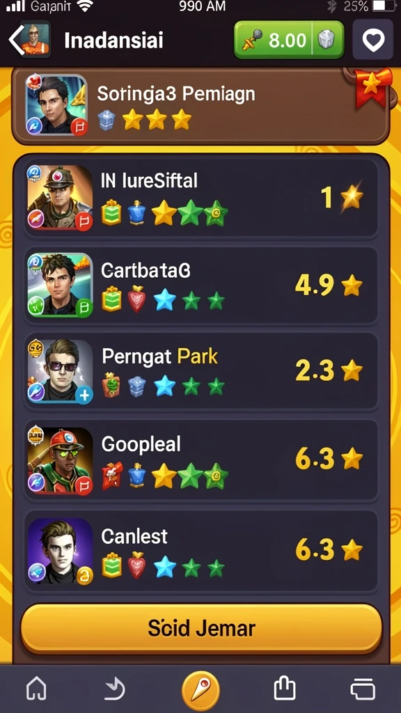 Mode multiplayer yang menarik untuk bersaing.