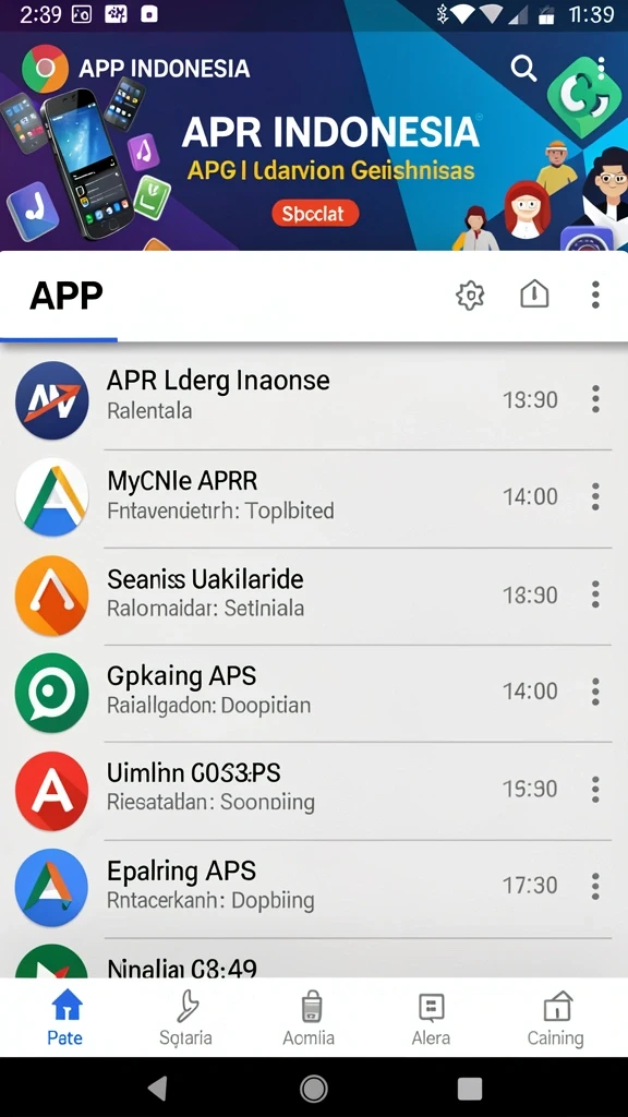 Tampilan antarmuka yang menarik dan modern.