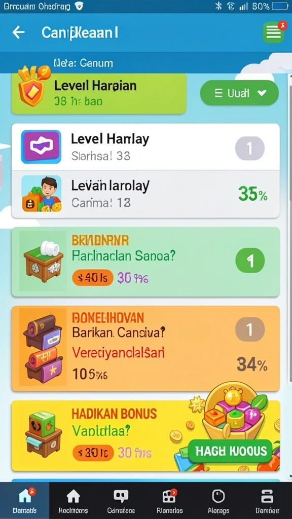 Mode permainan yang beragam dan menantang.