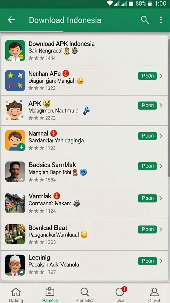 Tampilan antarmuka DEPO89 yang modern dan simpel.