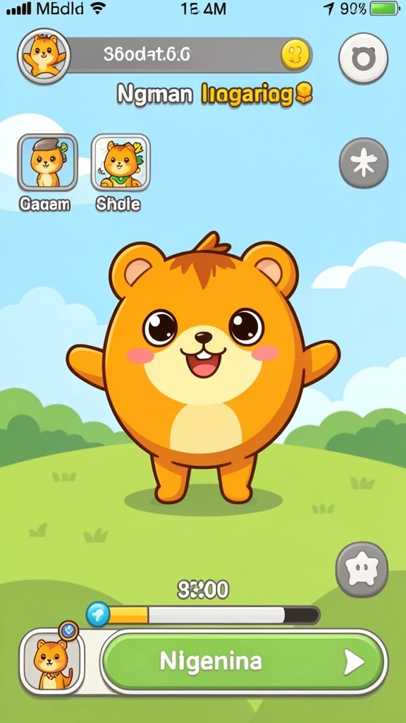 Screenshot gameplay di salah satu level menarik.