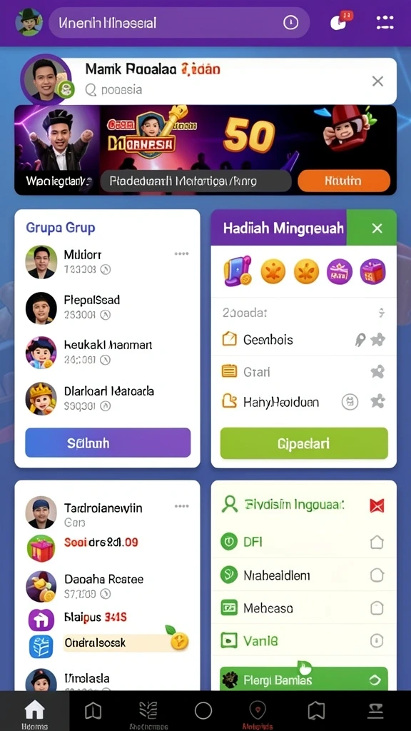 Tampilan antarmuka yang menarik dan mudah digunakan.