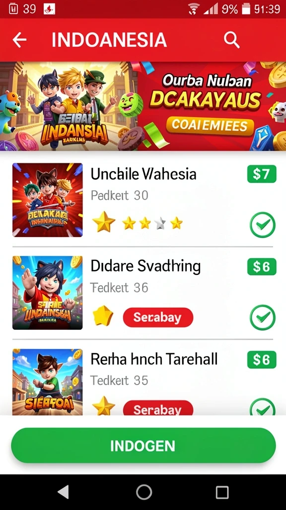 Screenshot permainan slot yang menarik dan penuh warna.