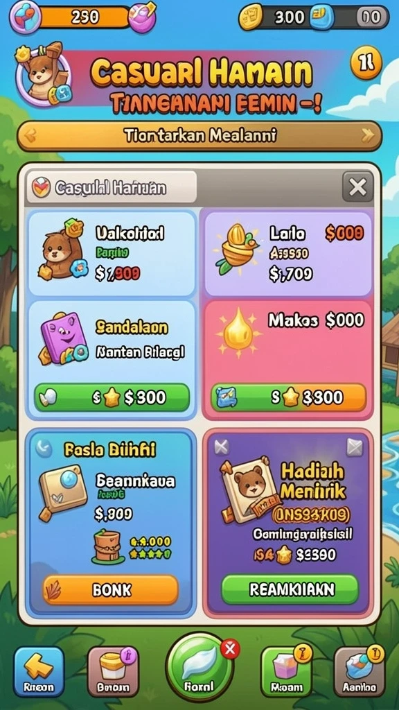 Screenshot karakter baru yang ditambahkan.