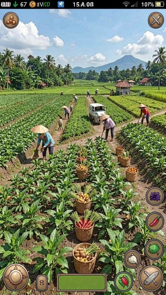 Karakter-karakter unik dengan desain menarik.