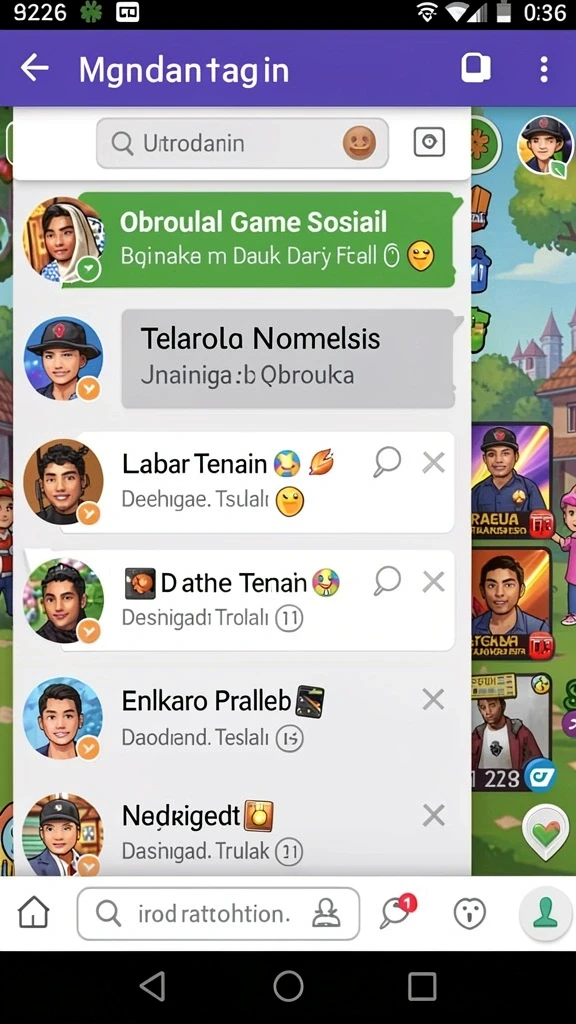 Mode multiplayer yang memungkinkan bersaing dengan teman.