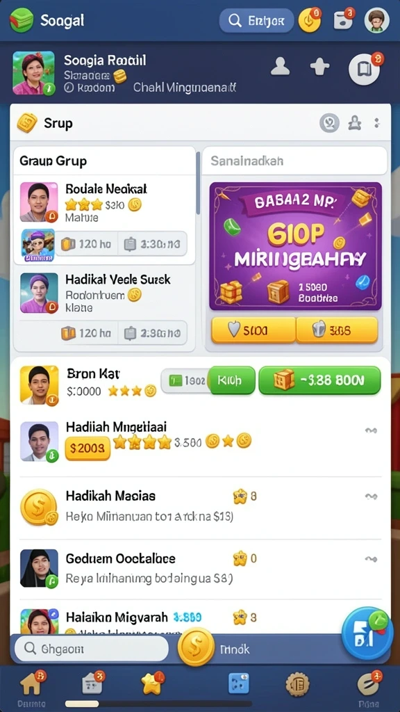 Tampilan antarmuka yang menarik dan mudah digunakan.