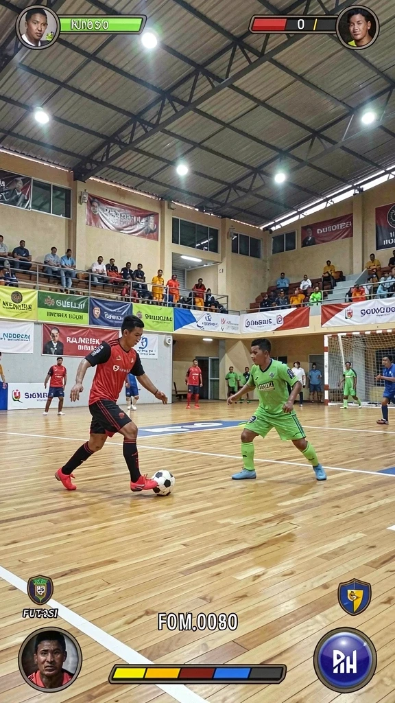 Layar permainan dengan action seru dan grafis memukau.