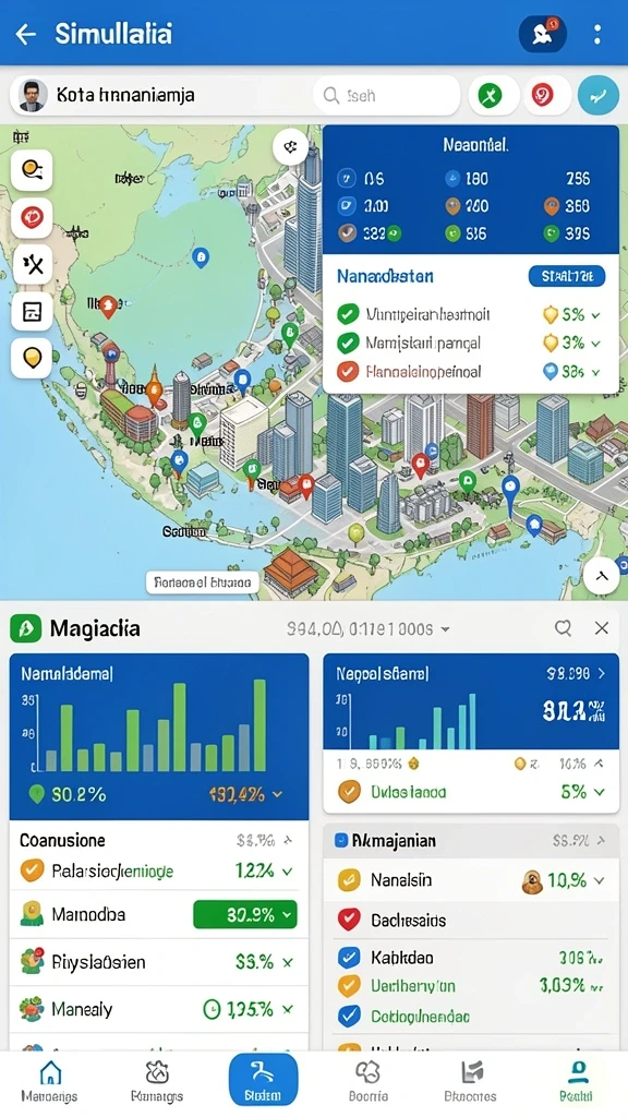 Tampilan antarmuka yang modern dan menarik.