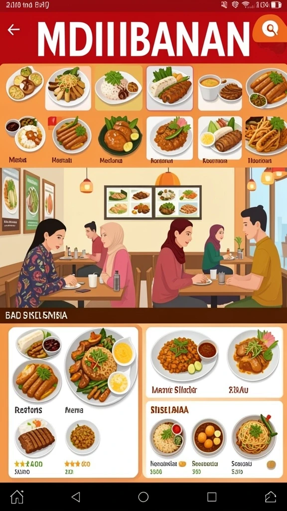 Antarmuka yang ramah pengguna dan menarik.