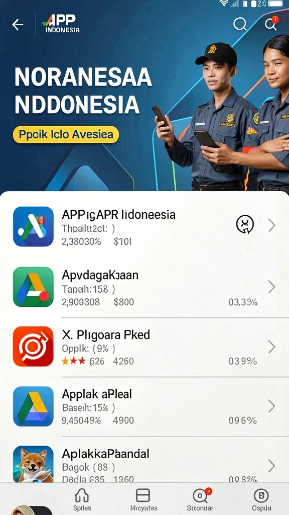 Tampilan awal yang menarik dengan antarmuka yang mudah dipahami.