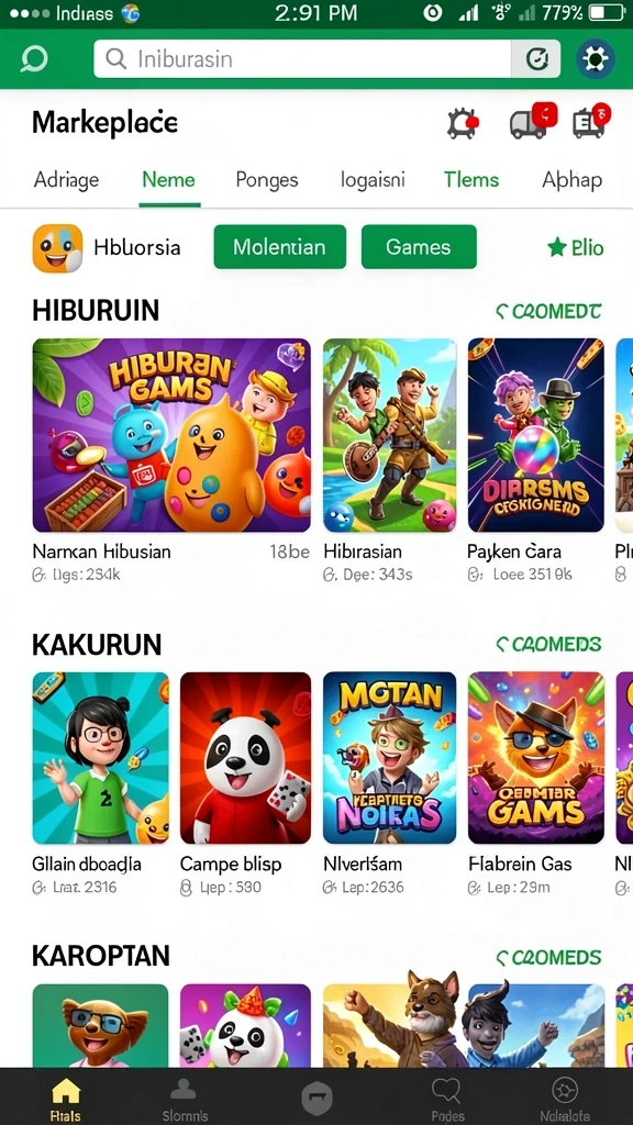Beragam mode permainan untuk semua kalangan.