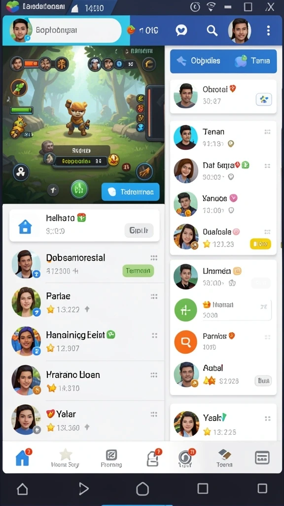Gambaran game yang menunjukkan aksi seru dalam permainan.