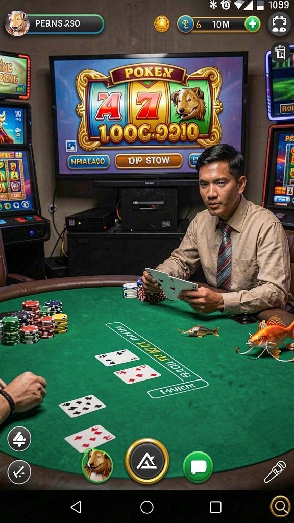 Tampilan karakter utama yang menarik dan dinamis.