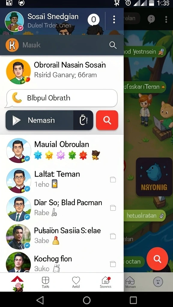 Tampilan antarmuka yang ramah pengguna.