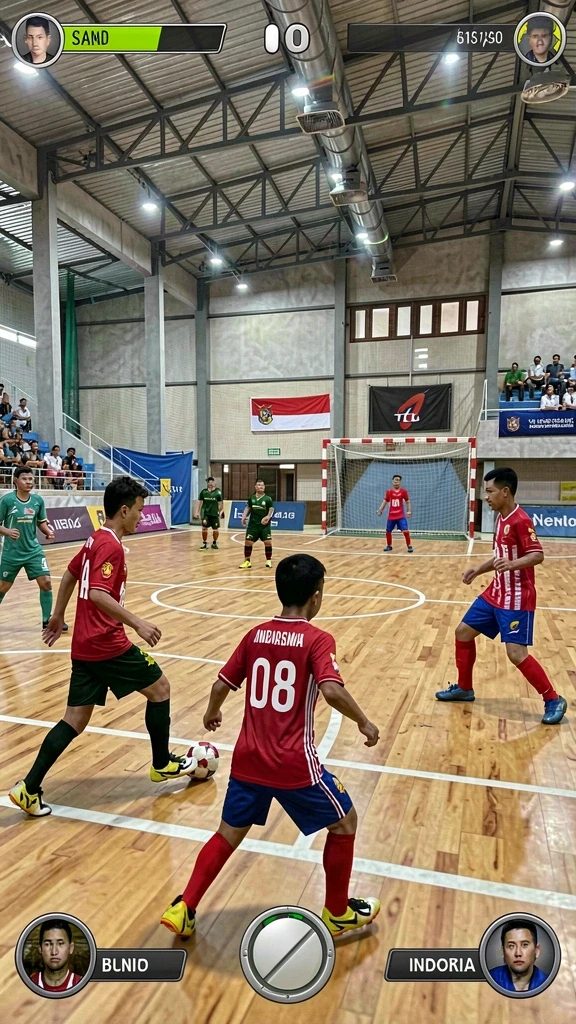 Grafis yang memukau dan berwarna-warni.