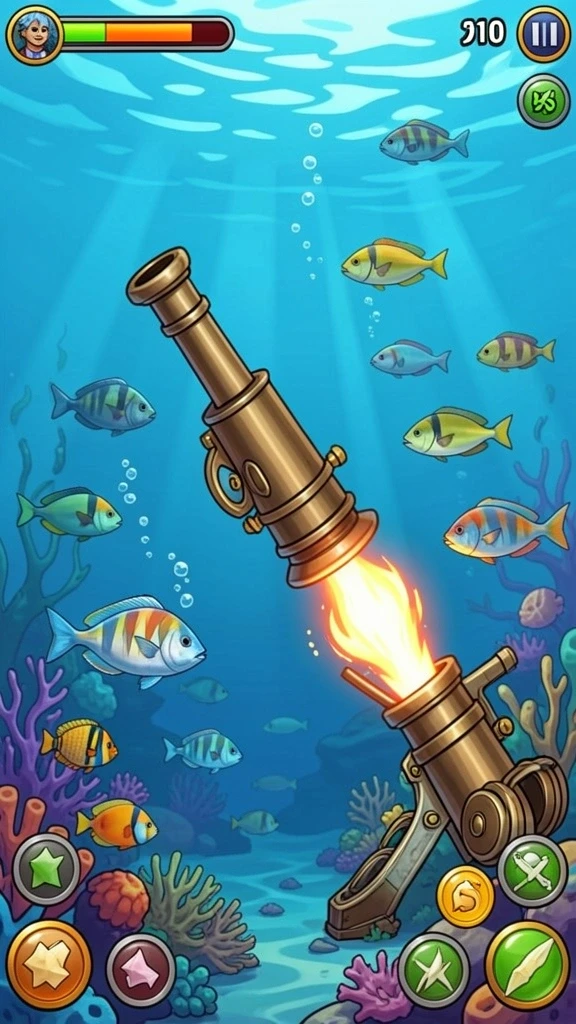 Visual karakter yang unik dan menarik dalam game.