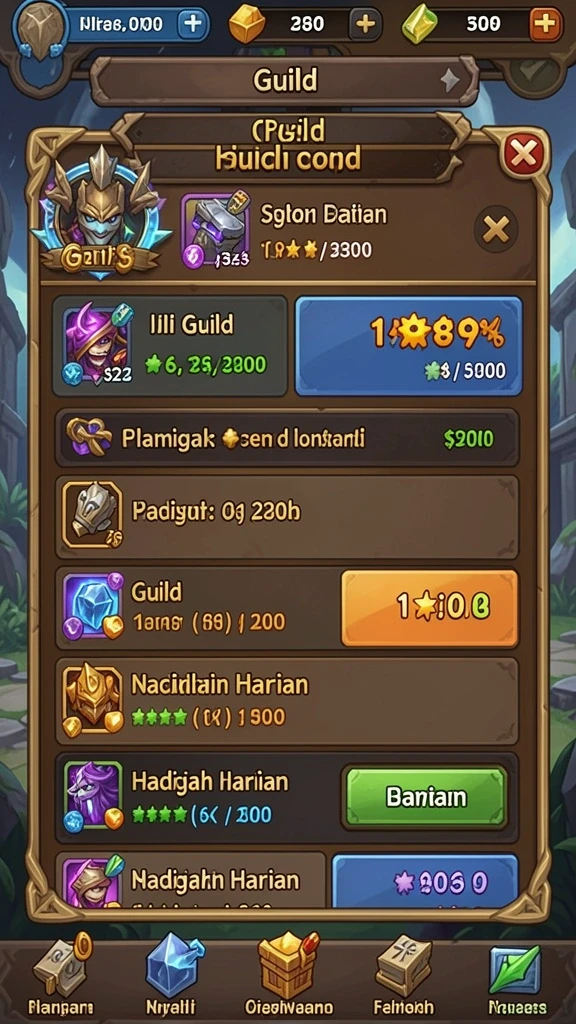 Tampilan utama yang menarik dengan navigasi yang mudah.
