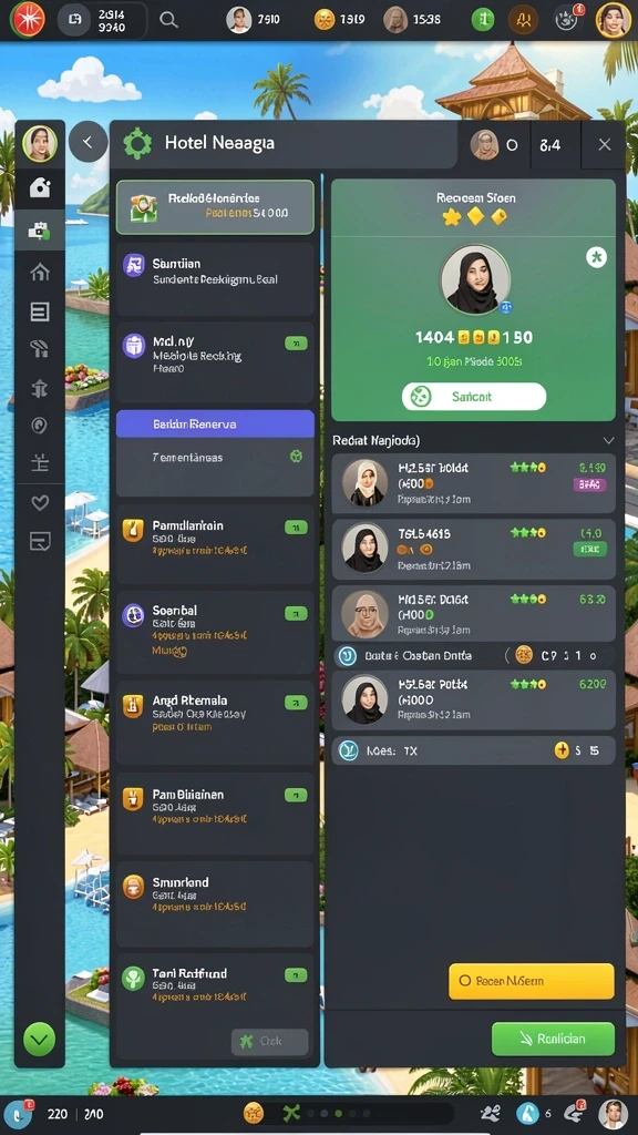 Screenshot aksi seru dalam game RR44.