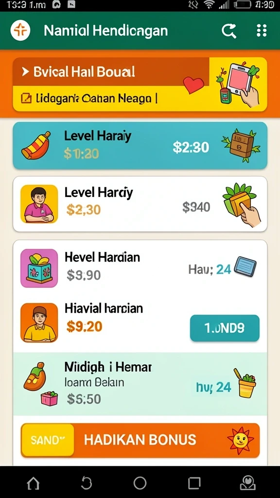 Tampilan antarmuka yang menarik dan mudah digunakan.