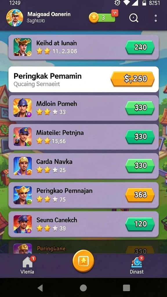Sistem reward yang menarik dan menggiurkan.