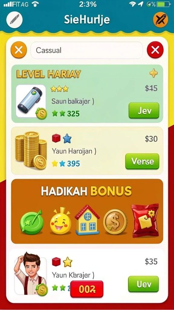 Bonus menarik untuk pengguna baru yang mendaftar.